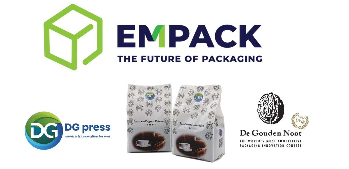 DG_press's tweet image. 𝗗𝗚 𝗽𝗿𝗲𝘀𝘀 𝗠𝗼𝗻𝗼-𝗣𝗘 𝗖𝗼𝗳𝗳𝗲𝗲 𝗣𝗼𝘂𝗰𝗵 𝗮𝘁 𝗘𝗺𝗽𝗮𝗰𝗸! This week, check out our Mono-PE Coffee Pouch with Barrier Coating, a Top 10 finalist in the Gouden Noot Award. Visit the NVC stand 4.B02! Produced on the 𝑫𝑮-𝑨𝑼𝑿𝑶 hybrid press with Siegwerk.