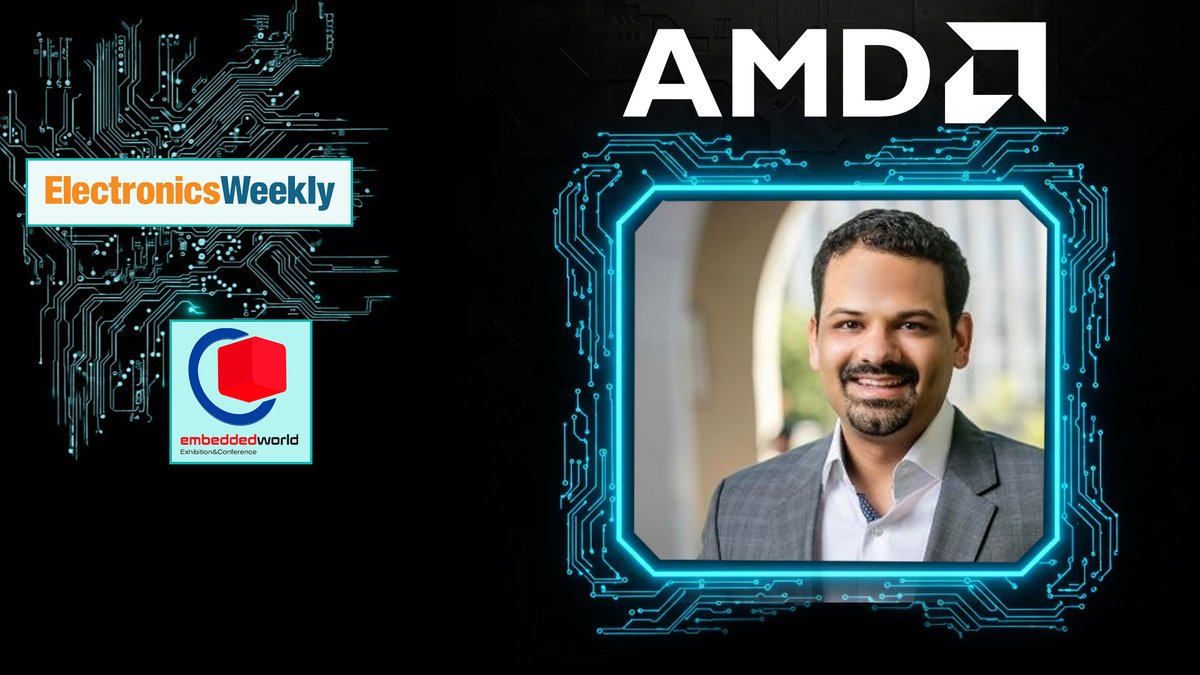 ElectronicsNews's tweet image. Sumit Shah of AMD introduces the EPYC™ Embedded 9005, a high-performance processor built for industrial, networking, and storage with leadership core counts, expansive connectivity, and embedded features.
Video here: ow.ly/jnZ850VrHzx
#AMD #EmbeddedComputing
