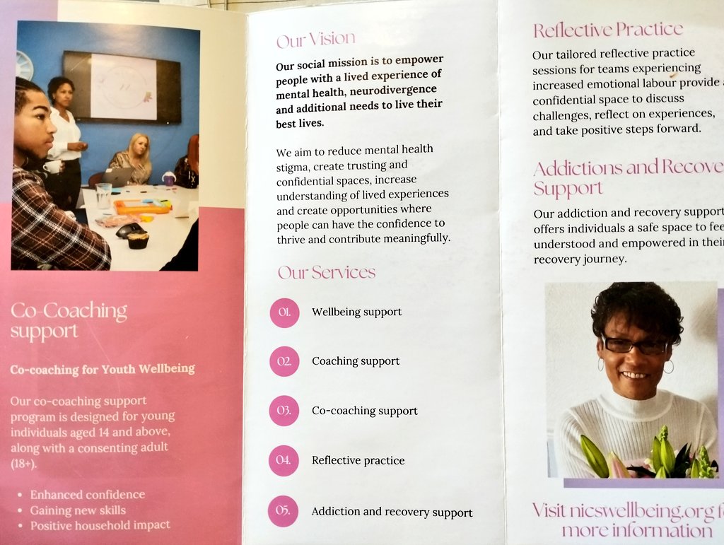 Nics Wellbeing CIC Step Into Spring 🌱 event felt like having a refreshing family get-together. 

Poetry, talks, creative activities, performance by a local Street Academy, and a fantastic space for networking 😊.

We experienced the new office space where support is offered.