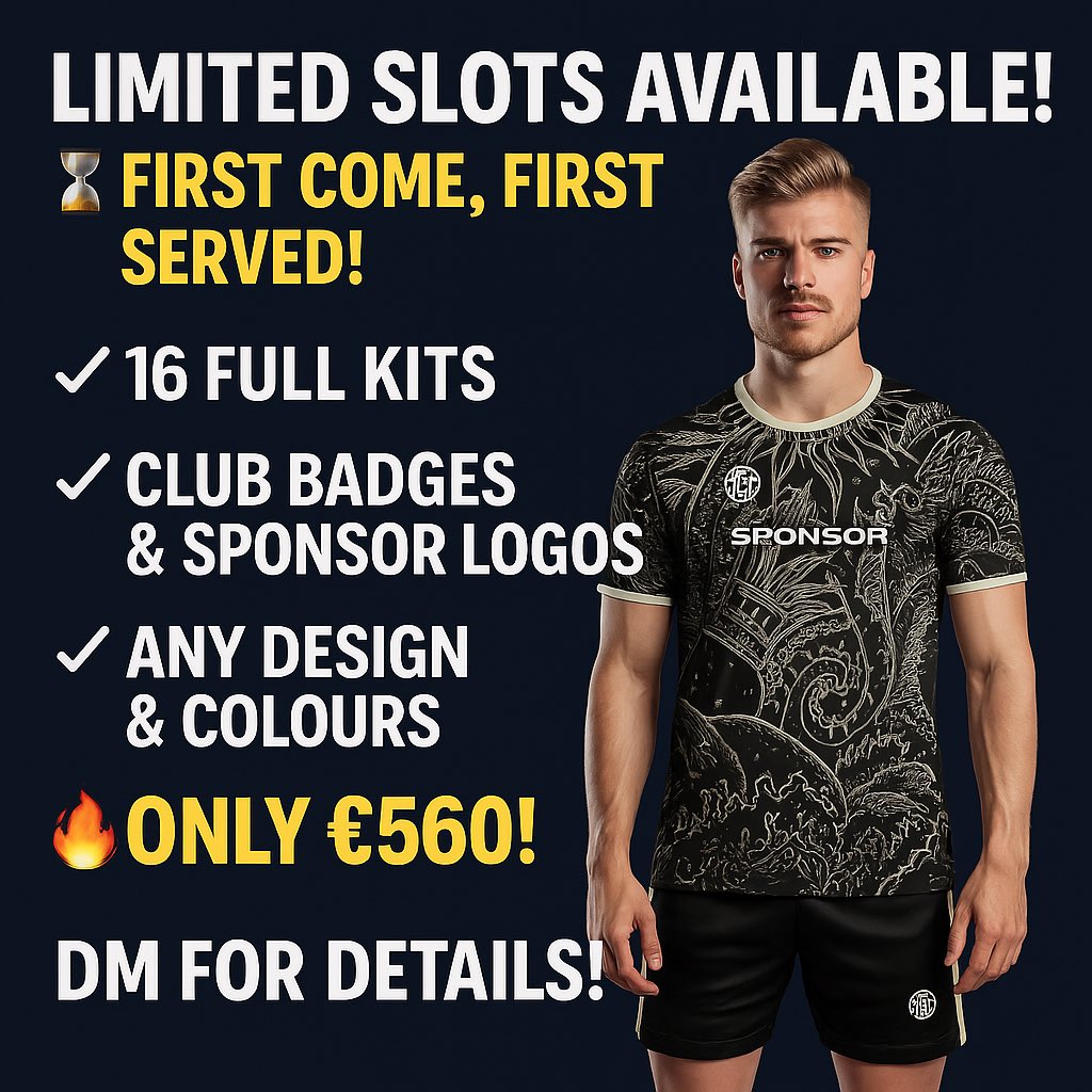 🔥 Custom Teamwear Offer – Any Club Colour! 🔥