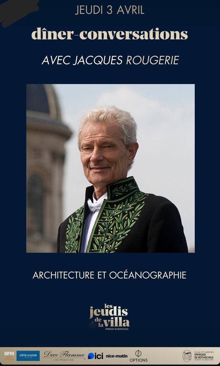 Laurentcassagnau (@lcassagnau) on Twitter photo Dernier RV de la saison pour les #JeudisdelaVilla le 3 avril #JacquesRougerie est notre invité en cette année de l' #Unoc et vient à la #VillaEphrussi de Rothschild clôturer une session riche en découvertes. 19 invité.e.s passionné.e.s et passionnant.e.s 🤩 <a href="/AcadBeauxarts/">Académie des beaux-arts</a> Dernier RV de la saison pour les #JeudisdelaVilla le 3 avril #JacquesRougerie est notre invité en cette année de l' #Unoc et vient à la #VillaEphrussi de Rothschild clôturer une session riche en découvertes. 19 invité.e.s passionné.e.s et passionnant.e.s 🤩 <a href="/AcadBeauxarts/">Académie des beaux-arts</a>