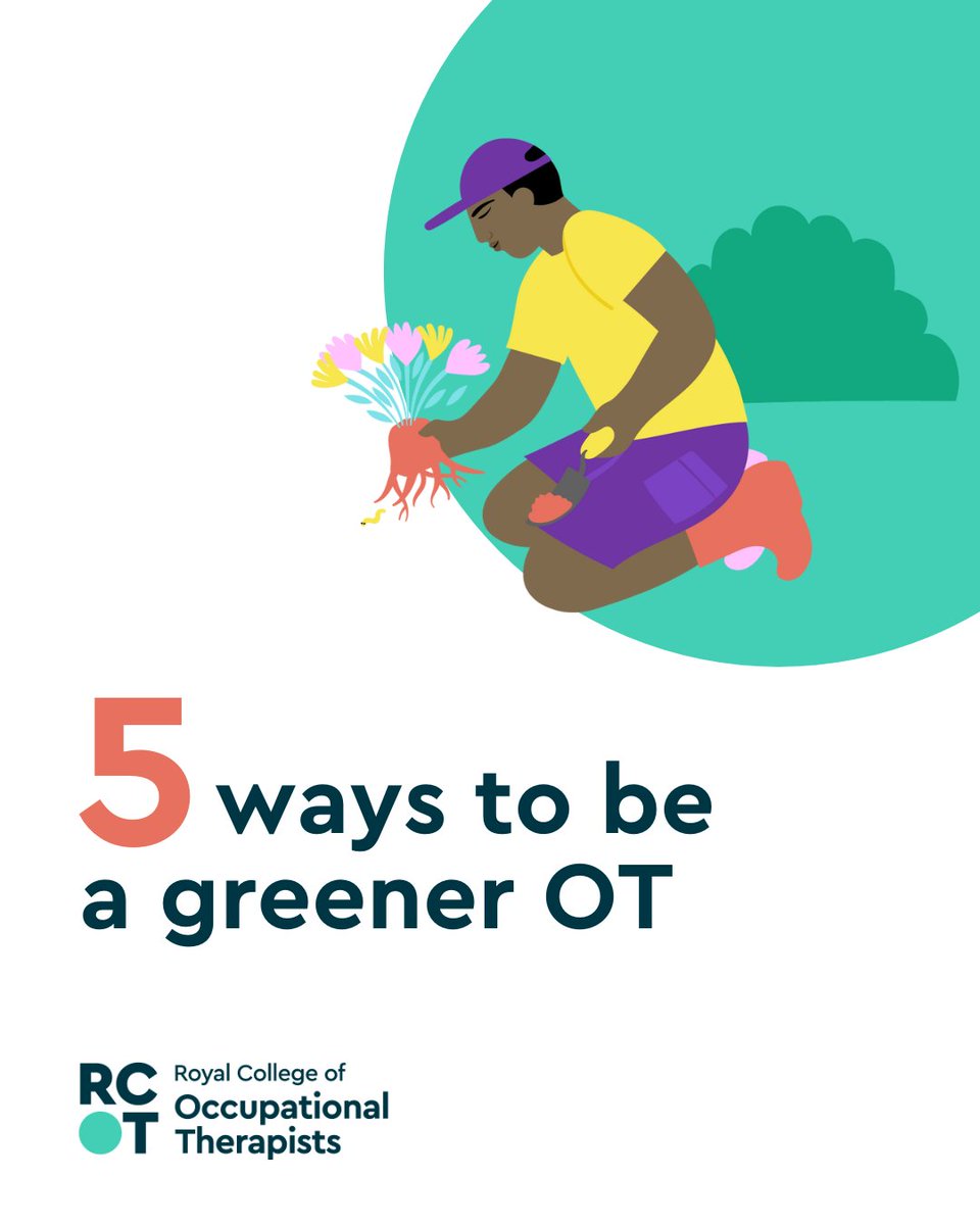 How can AHPs go greener? 🌍

The NHS accounts for 5% of UK emissions, from equipment to energy use, every action matters.

This #GreenerAHP Week, let’s share ideas, resources and small changes that make a big impact.

Find our 5 tips. ⬇️