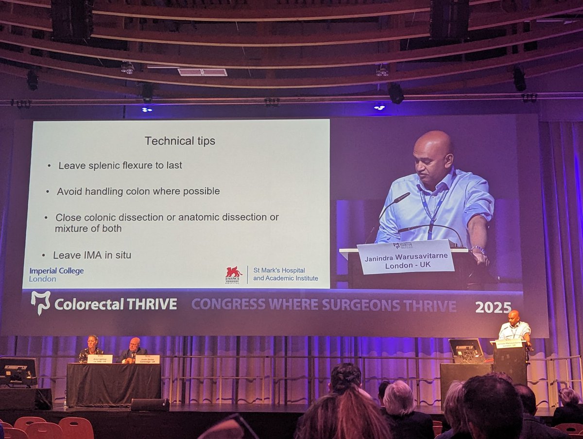 Carly Bisset (@cbizzle1) on Twitter photo Great morning at the IBD session <a href="/colothrive/">Colorectal THRIVE</a> in 🇨🇭!
Technical tips on managing Crohn's strictures, updates on ECCO guidance in isolated Crohn's colitis & for lap subtotal colectomy for UC target splenic flexure last due to right colon dilatation & left inflam
#colorectalsurgery Great morning at the IBD session <a href="/colothrive/">Colorectal THRIVE</a> in 🇨🇭!
Technical tips on managing Crohn's strictures, updates on ECCO guidance in isolated Crohn's colitis & for lap subtotal colectomy for UC target splenic flexure last due to right colon dilatation & left inflam
#colorectalsurgery