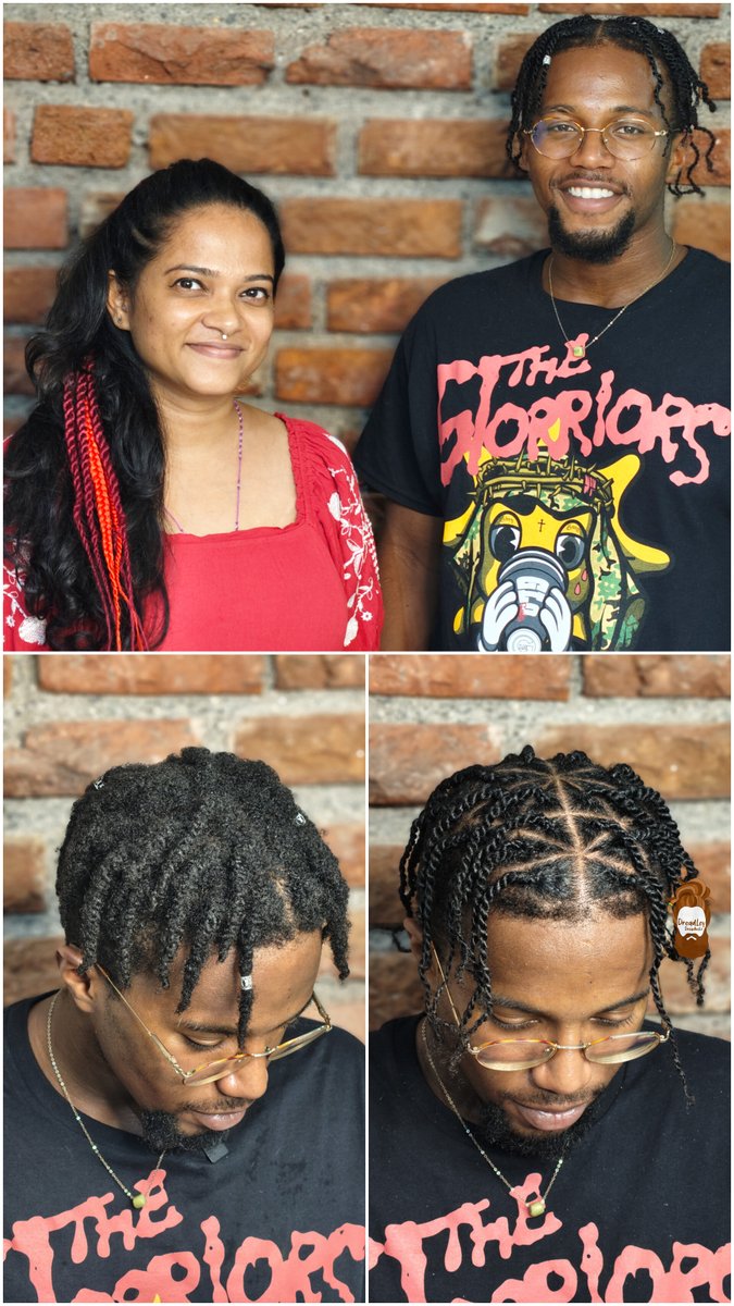 DreadLey_India's tweet image. Twist Braids with clean and precise triangle sections. 
DM us 📩 OR Call / WhatsApp us on +918976564998
#twistonafricanhair #africanhairstyles #africanbraids #braidsindia #twistwithownhair #afrohairsalon  #dreadleydreadlocks #ahemdabadhairstylist #saloninguwahati #braidsinchennai