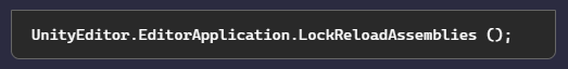 BinaryImpactG's tweet photo. #UnityTips 
If you want to mess up someone's day put this somewhere in your gameplay code that triggers randomly...

It will make the editor unable to compile or enter playmode, requiring a restart.

Happy #AprilFoolsDay ! https://t.co/Ga3SReoDMl