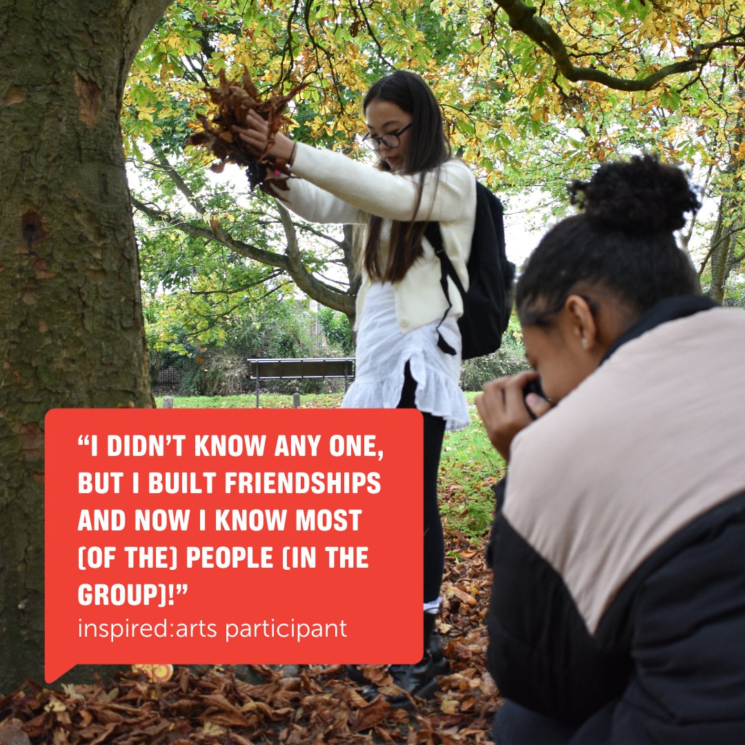 createcharity's tweet image. Creativity is an incredible tool for forging new friendships with people. 🎨 inspired:arts gives young carers a break from their responsibilities.

#PeopleNeedToCreate #CreativityforConnection #YoungCarers