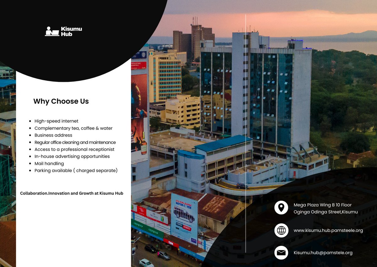 kisumu_hub's tweet image. 𝐓𝐢𝐫𝐞𝐝 𝐨𝐟 𝐞𝐱𝐩𝐞𝐧𝐬𝐢𝐯𝐞 𝐨𝐟𝐟𝐢𝐜𝐞 𝐬𝐩𝐚𝐜𝐞𝐬? 

Choose Kisumu Hub for affordable, fully-equipped workspaces and save while boosting productivity

#Productivity #Coworking #KisumuHub

☎️+254768285491