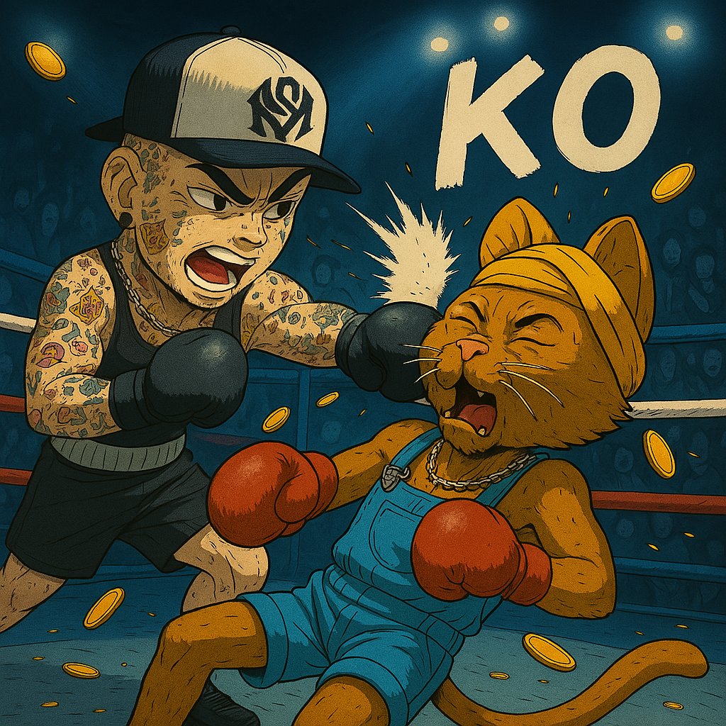 Sorry <a href="/GutterCatGang/">Gutter Cat Gang</a> holders… you’ve just been KO’d by the FOOLS. 
$gang