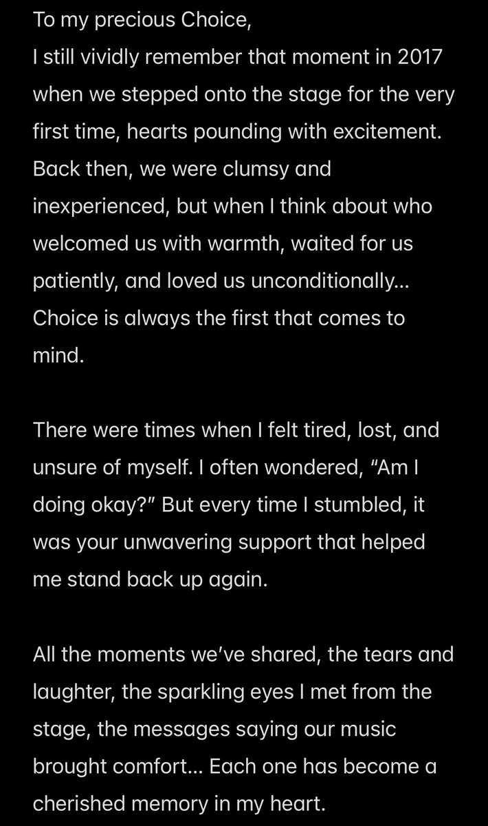 lollipoplegend_'s tweet image. Sehyoon’s message on Instagram 250401 (ENG)