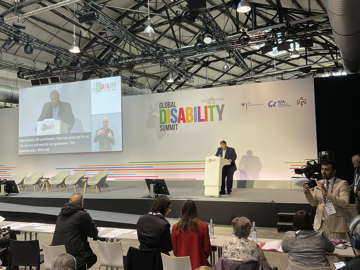 Hazem Zureiqat (@hazem) on Twitter photo Representing Jordan over the next couple of days at the Global Disability Summit #GDS2025 in Berlin. The summit is co-hosted by the governments of Germany and Jordan alongside <a href="/IDA_CRPD_Forum/">International Disability Alliance (IDA)</a>.
في برلين خلال اليومين القادمين ضمن الوفد الأردني المشارك في القمة العالمية للإعاقة Representing Jordan over the next couple of days at the Global Disability Summit #GDS2025 in Berlin. The summit is co-hosted by the governments of Germany and Jordan alongside <a href="/IDA_CRPD_Forum/">International Disability Alliance (IDA)</a>.
في برلين خلال اليومين القادمين ضمن الوفد الأردني المشارك في القمة العالمية للإعاقة