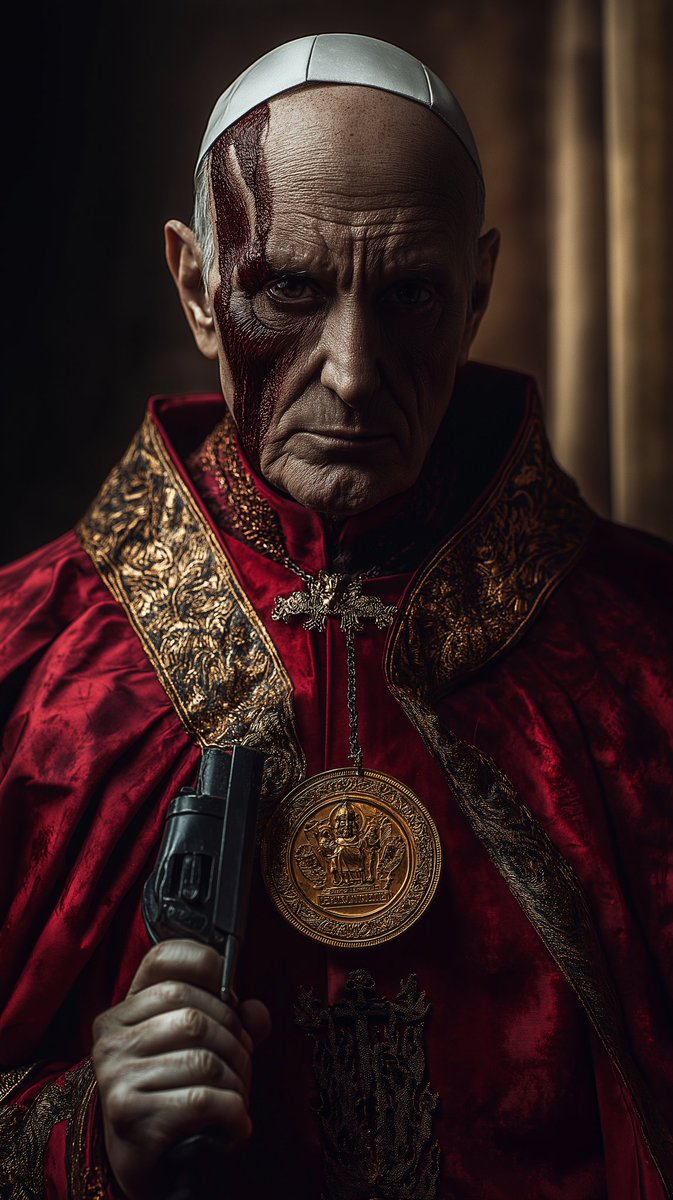 H_Random_Batman's tweet photo. 🇻🇦 Two-Face of Vatican City 🇻🇦
The Cardinal of Duality
portrait of Two-Face reimagined as a Vatican Cardinal, his face split between divine grace and unholy corruption.
#batman #thebatman #2face #twoface #harveydent #2faceedit #2faceart #twofaceart #twofaceedit #whatifdc #dc https://t.co/6XIa73hK3K