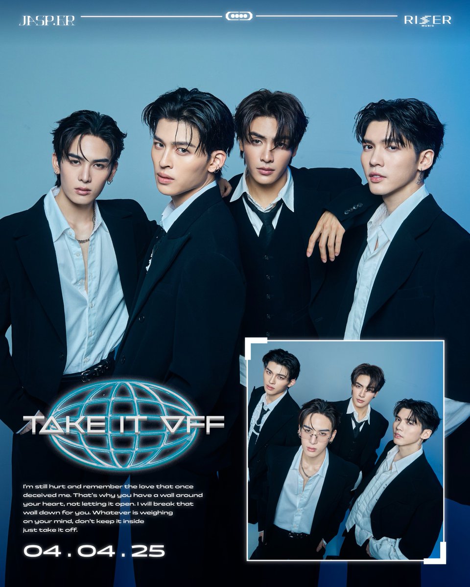 その他 JASPER GMMTV TAKE IT OFF ♦️POSTER 01 #JASPER RELEASE ON 04.04.2025 📺 YOUTUBE