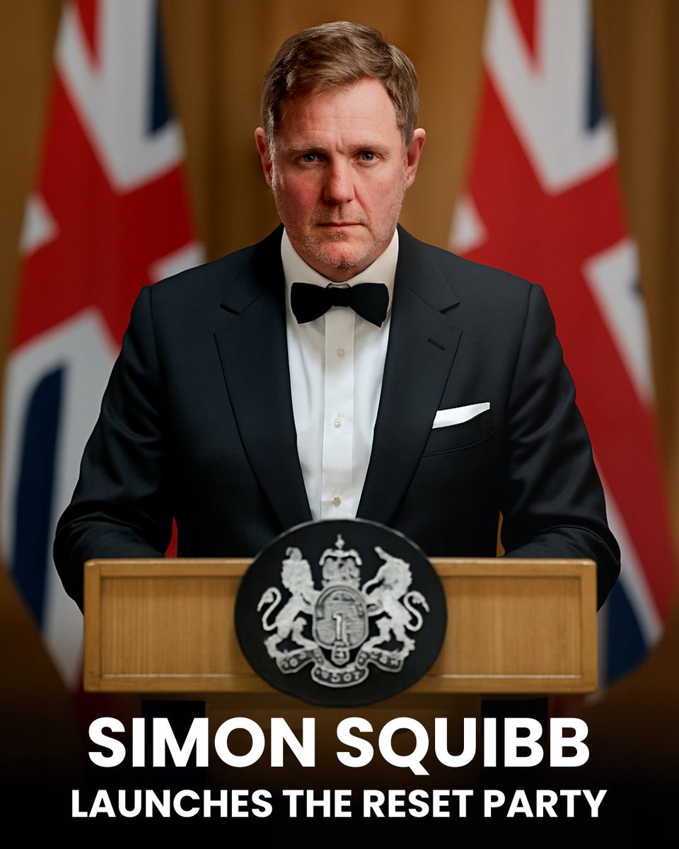 I am starting a new political party called “reset”. 

It’s time. My cabinet below. 

Who’s wants to reset politics with me?

Hope <a href="/elonmusk/">Elon Musk</a> gives me the 100m to clean up UK politics 👍