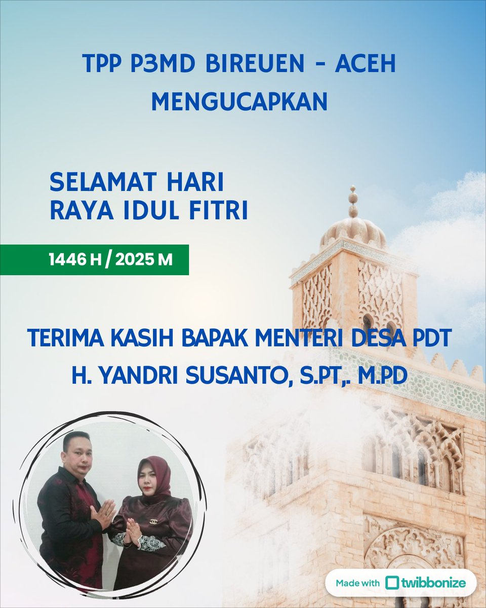 Harmaili2's tweet photo. #TerimaKasihPakYandriSusanto
@prabowo
@YandriSusanto27
@ArizaPatria
@NursaidM
@kemendespdt
@DesaPesonaNusantara https://t.co/03zb7xMOWA