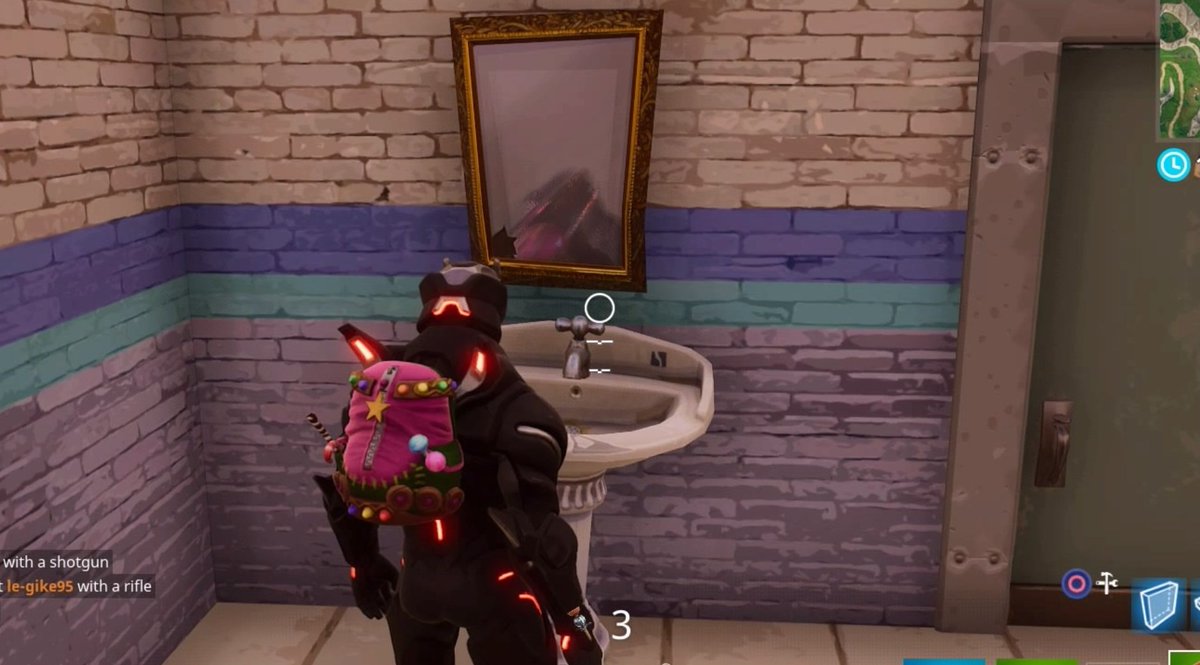 Fortnite added a quest today to "Find the coolest player on the Island" and to complete it you have to look at a mirror 😭