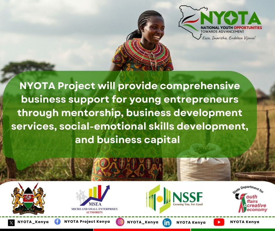 Is vipi Vijanaa!
Unaanza mwezi na bado hujapata solution ya kuboost biz yako?

NYOTA ndio hii imecome na project ngori sana ya kukusoport kibiz. 
Application za Cycle one bado zinaendelea mpaka 30th April 

To apply 
Dial *254# ama unaweza wacheki kwa website yao