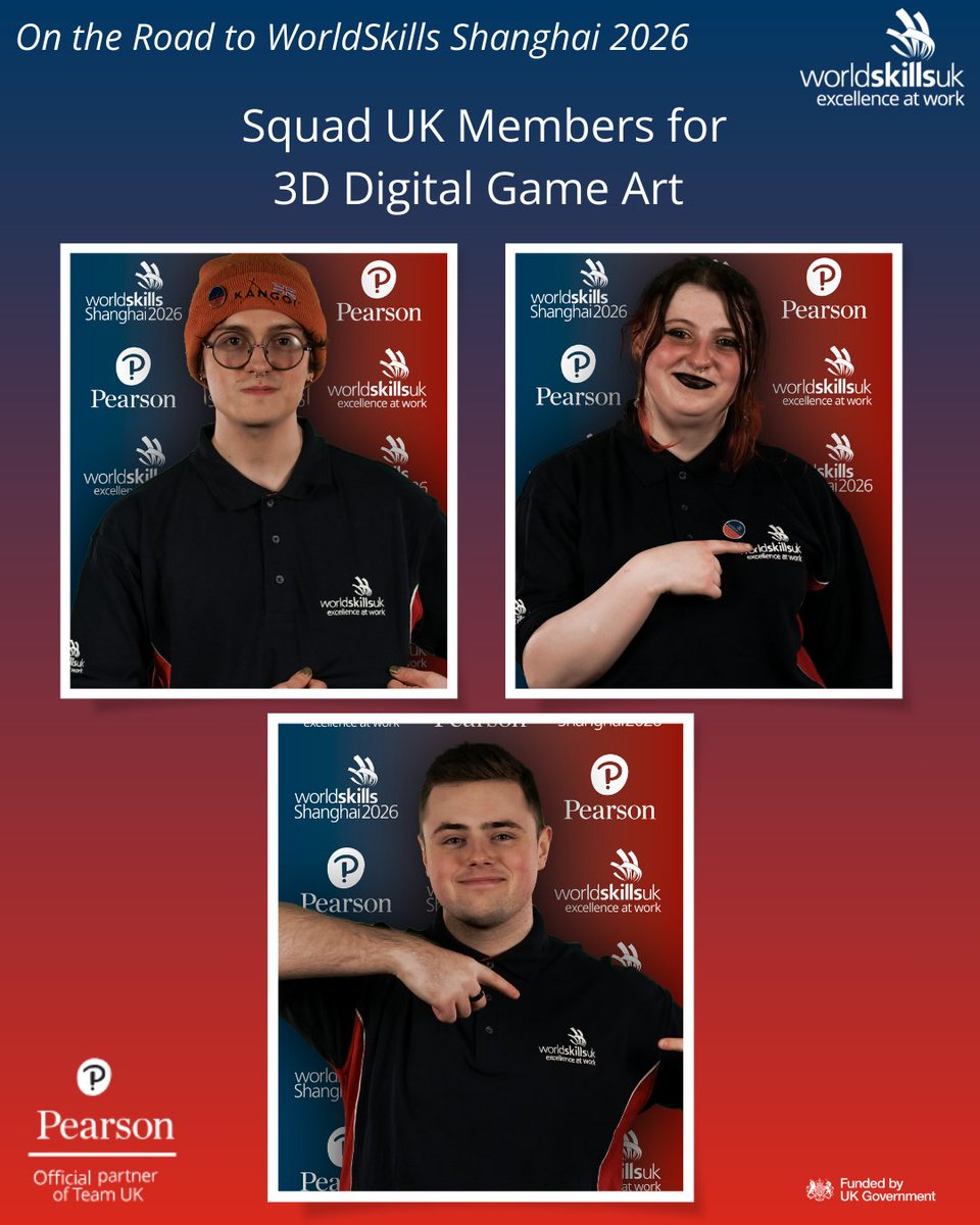 WorldSkills UK (@worldskillsuk) on Twitter photo Meet Your 3D Digital Game Art Squad UK Members!
Logan – <a href="/coleggwent/">Coleg Gwent</a>
Stanley – <a href="/BurnleyCollege/">Burnley College</a>
Emiley – <a href="/CheshireCollSW/">Cheshire College - South & West</a>
Stay tuned for more updates! eu1.hubs.ly/H0hVrvr0
#SquadUK, in partnership with <a href="/PearsonBTECAppr/">Pearson BTEC and Apprenticeships</a> Meet Your 3D Digital Game Art Squad UK Members!
Logan – <a href="/coleggwent/">Coleg Gwent</a>
Stanley – <a href="/BurnleyCollege/">Burnley College</a>
Emiley – <a href="/CheshireCollSW/">Cheshire College - South & West</a>
Stay tuned for more updates! eu1.hubs.ly/H0hVrvr0
#SquadUK, in partnership with <a href="/PearsonBTECAppr/">Pearson BTEC and Apprenticeships</a>