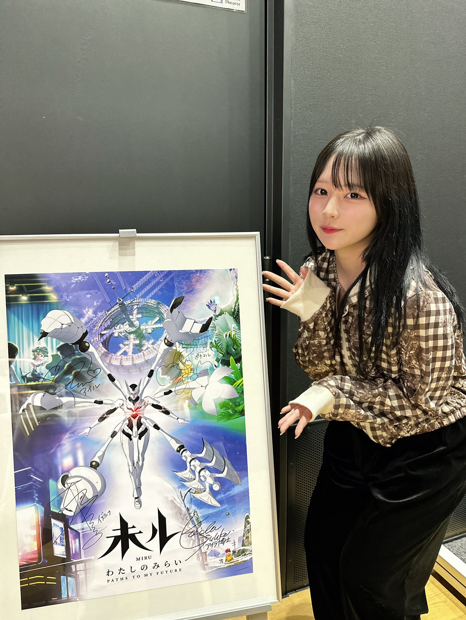 栞麗(しおり) チェキ 直筆サイン入り 栞麗ちゃんサイン入りチェキ