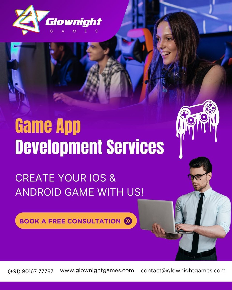 GlowNightGames's tweet image. 🎮 Ready to turn your game idea into reality?

At Glownight Games, we build exciting iOS &amp;amp; Android games that players love!

💬 Book your FREE consultation today!

🌐 glownightgames.com

#gameappdevelopment #glownightgames #buildyourgame #gamecreators #knightcoders