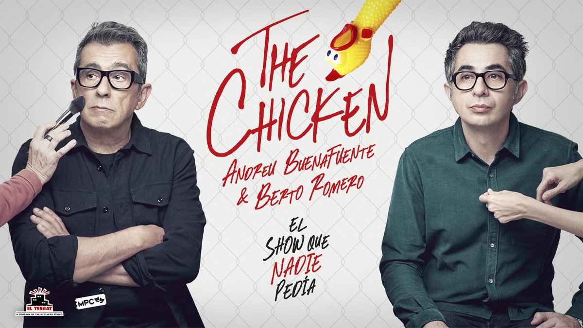 🚨 ÚLTIMA OPORTUNIDAD EN MADRID 🚨

🐔 THE CHICKEN con <a href="/Berto_Romero/">Berto Romero</a>  &amp; <a href="/Buenafuente/">Andreu Buenafuente</a> 

📅 6 de abril de 2025
⏰ 19:00h
📍 <a href="/VistalegreMad/">Palacio Vistalegre</a> 

Las entradas vuelan... ¡No te quedes sin la tuya! 🎟️
bit.ly/ENTRADAS_TheCh…