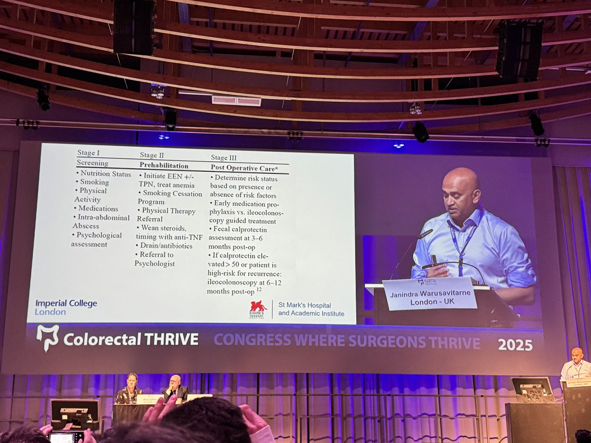 Josef Watfah (@josefw68) on Twitter photo Second day <a href="/colothrive/">Colorectal THRIVE</a> starts with excellent session - Pearls of practice - Crohns and Colitis.
<a href="/AmyLightnerMD/">Amy Lee Lightner, MD</a> <a href="/jdcamcolorectal/">Justin Davies</a> chairing talks of @carolinenordenvall, <a href="/DhooreAndre/">andre dhoore</a> , <a href="/MissLHancock/">Laura Hancock</a> and <a href="/colorectal_jay/">Jay Warusavitarne</a> Second day <a href="/colothrive/">Colorectal THRIVE</a> starts with excellent session - Pearls of practice - Crohns and Colitis.
<a href="/AmyLightnerMD/">Amy Lee Lightner, MD</a> <a href="/jdcamcolorectal/">Justin Davies</a> chairing talks of @carolinenordenvall, <a href="/DhooreAndre/">andre dhoore</a> , <a href="/MissLHancock/">Laura Hancock</a> and <a href="/colorectal_jay/">Jay Warusavitarne</a>