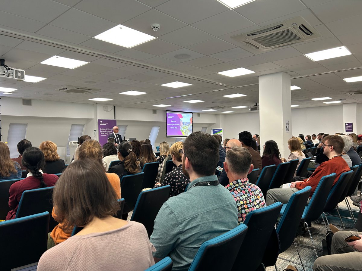 Aston’s Learning &amp; Teaching Festival 2025 opening and some of our staff representation 😀