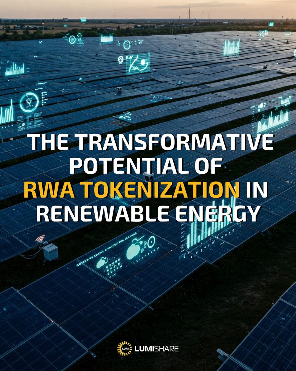 Are you a pioneering innovator or someone who follows the crowd?

Renewable energy stands at a crossroads, with Real-World Asset (RWA) tokenization emerging as a game-changer. 

By digitizing solar, wind, and hydro projects into blockchain-based tokens, this innovation unlocks