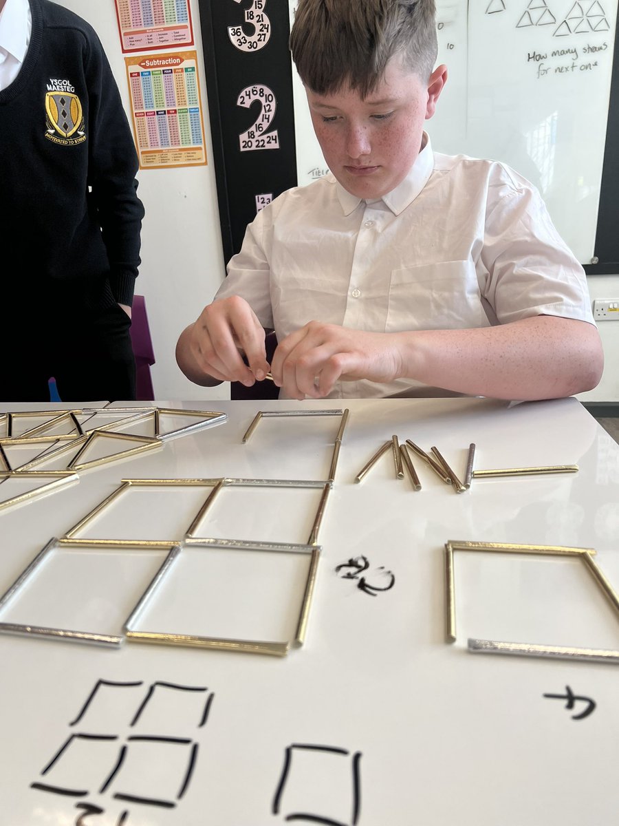 Our <a href="/MaestegMAC/">Maesteg Alternative Curriculum - Mr James</a> students are exploring patterns and sequences this morning! From spotting number trends to cracking codes, they’re sharpening their problem-solving skills. Keep up the great work! #MathInMotion #FutureThinkers #motivatedtostrive