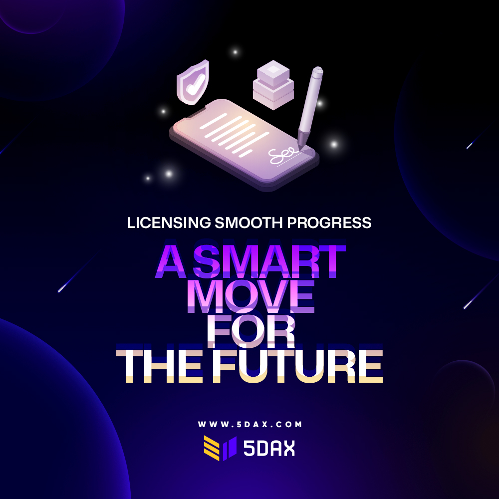 🔔 5DAX is on track to secure our crypto exchange license!
✅ Compliance
✅ Trust
✅ Security
Stay tuned – big things ahead: fliam.co/rrb1a!

#5DAX #CryptoLicense #ExchangeUpdate