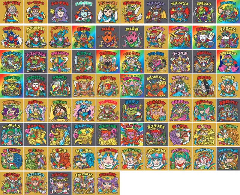 ビックリマンシール（ヘッド）　ほしいものがあったら、個別で写メアップします。 おまけシール情報局 on X: 