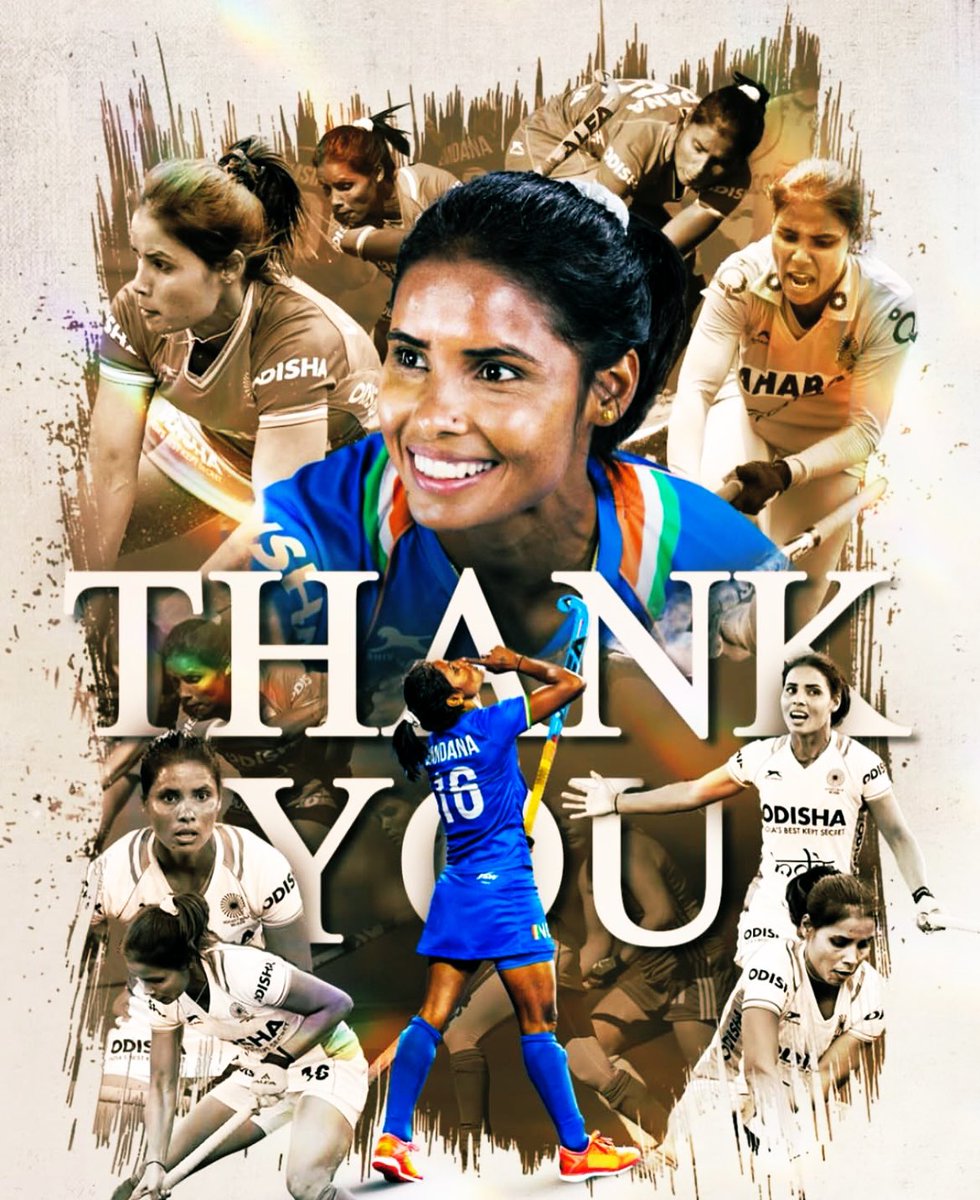 Vandana Katariya has just announced her retirement, bringing down the curtains on one of the most stellar careers in Indian hockey. 300+ caps &amp; 150+ goals, inspiring generations to come! Remains the only Indian woman to score a hat-trick at the Olympics. Vandana, thank you🙏🇮🇳❤️