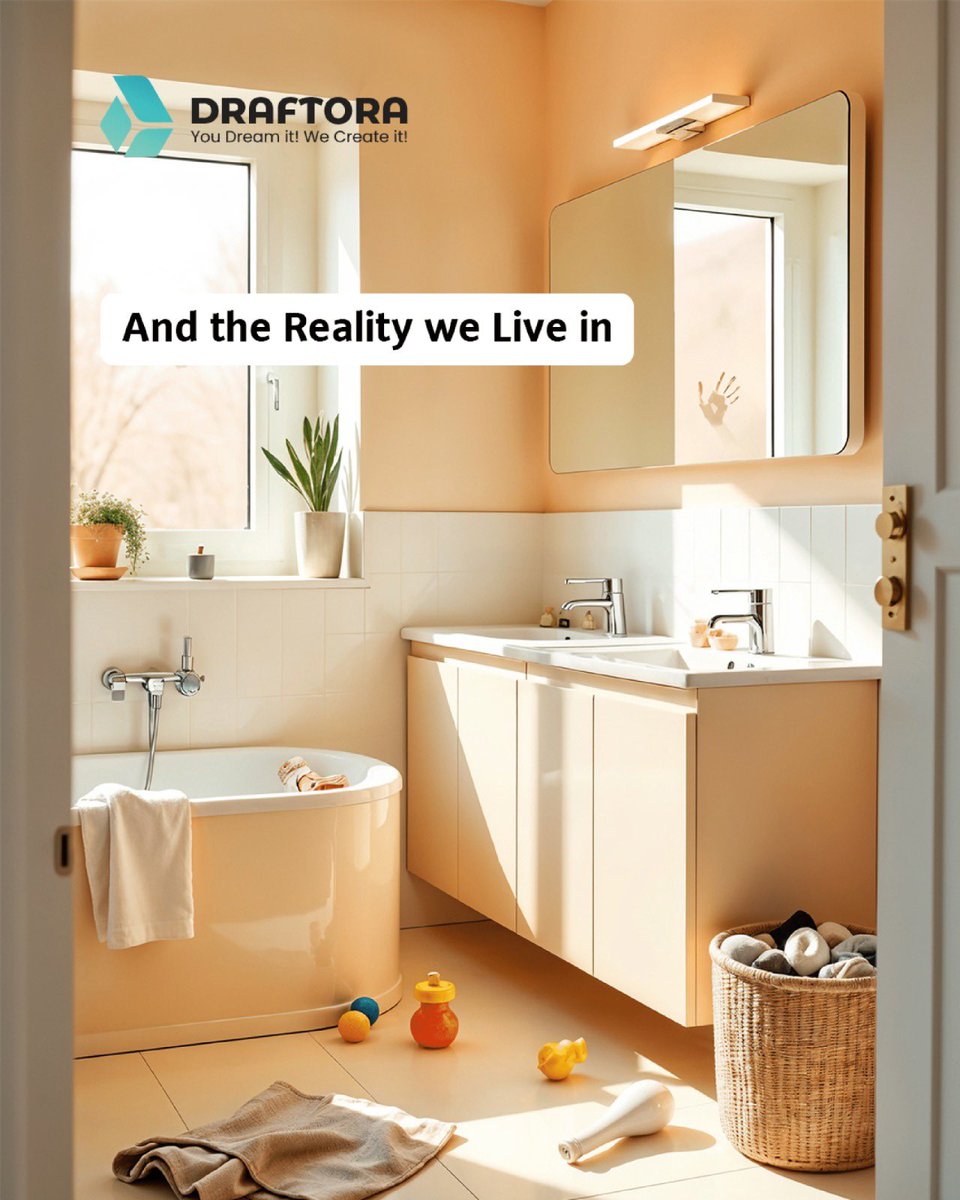 Draftoradesigns's tweet image. Dreamt of a Pinterest-perfect home…
Landed in a DIY disaster! 🤦‍♂️😂

🛋️ 1st Pic: What we share… ✨
📸 2nd Pic: What we live in… 😅

Tag that ‘interior designer’ friend! 😂👇
.
.
.
#AprilFools #ExpectationVsReality #InteriorDisaster #draftoradesign