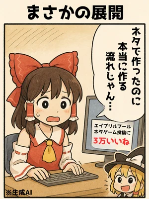 エイプリルフールだからって「ネタゲーム」を投稿してる開発者さんへ。
こうならないように気をつけましょう。 