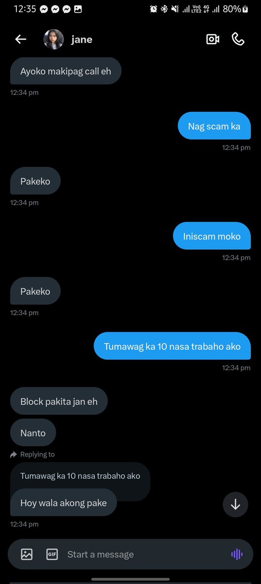 SmurfWaffer's tweet photo. @fckgirl_jane Wag kayo mag papaloko dyan, scammer yan https://t.co/2siWAsaLwS