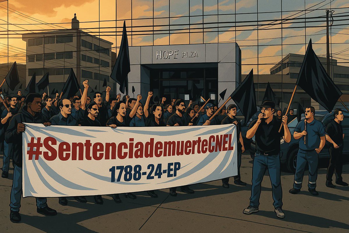 BYRON20272827's tweet photo. Ya se ganaron su lugar en la historia del Ecuador jueces de la @CorteConstEcu política!! Con su #sentenciademuerte a los trabajadores de @CNEL_EP https://t.co/PLHV5YZCjW
