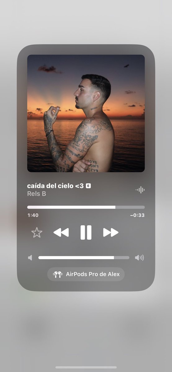 Algún día Rels, algún día habrá alguien para dedicársela 😔