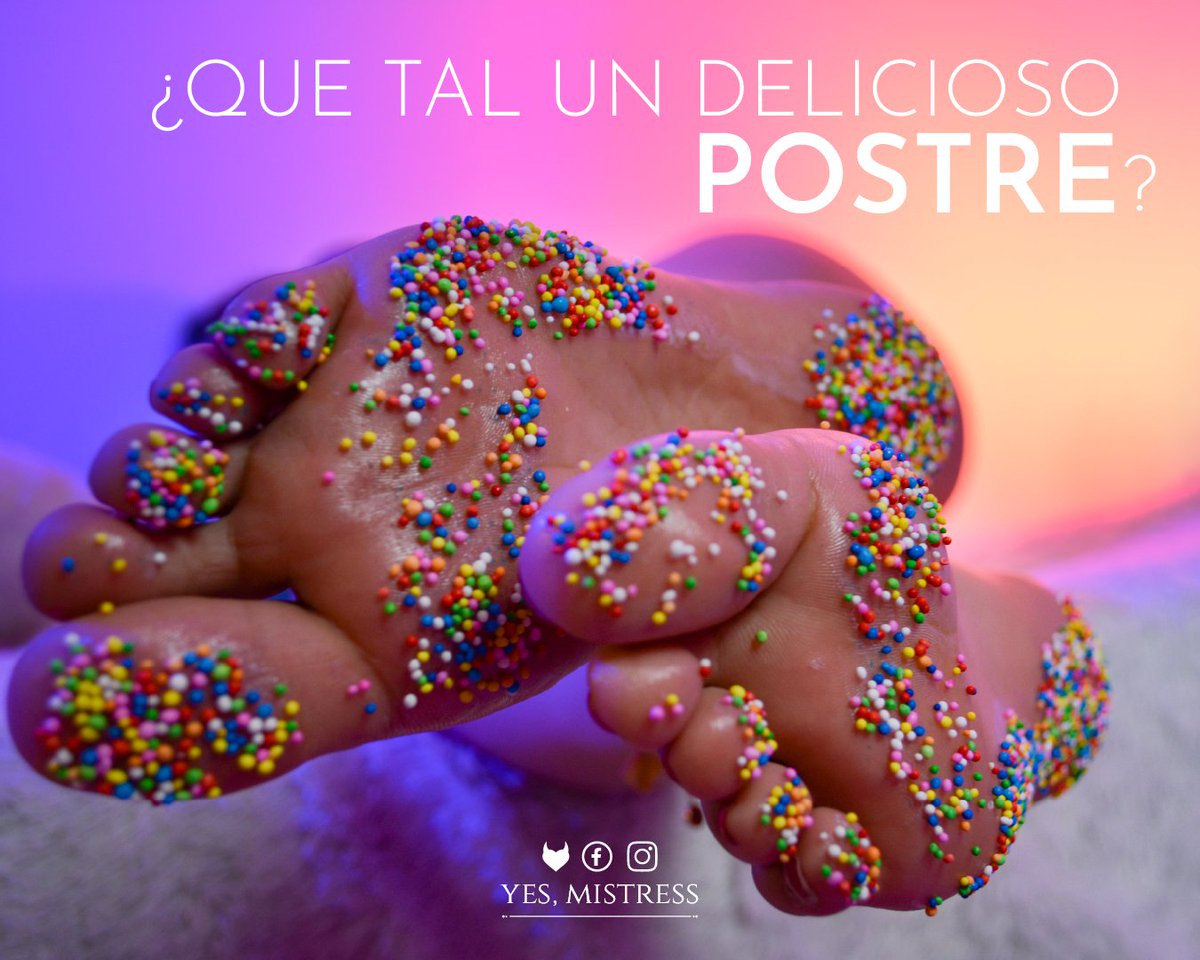 ¿Qué tal un delicioso postre? ¿Cómo lo disfrutarías? 
🍪👣🍭👣🍩👣🍬

#Femdom #FLR #FemaleLedRelationship #FemdomBogota #FemdomColombia #DominacionFemenina

📸<a href="/SraPersephone/">Señora Persephone💅🏻👠</a>