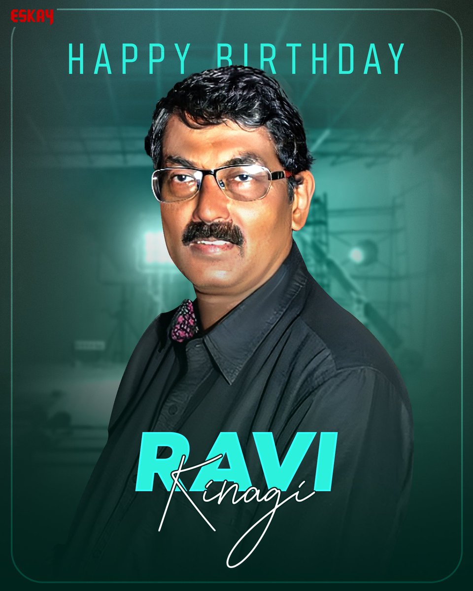 EskayMovies's tweet photo. Happy Birthday to the master of creating masterpieces, @Ravikinagi!
#RaviKinagi #EskayMovies https://t.co/8yrPyd9Q8l