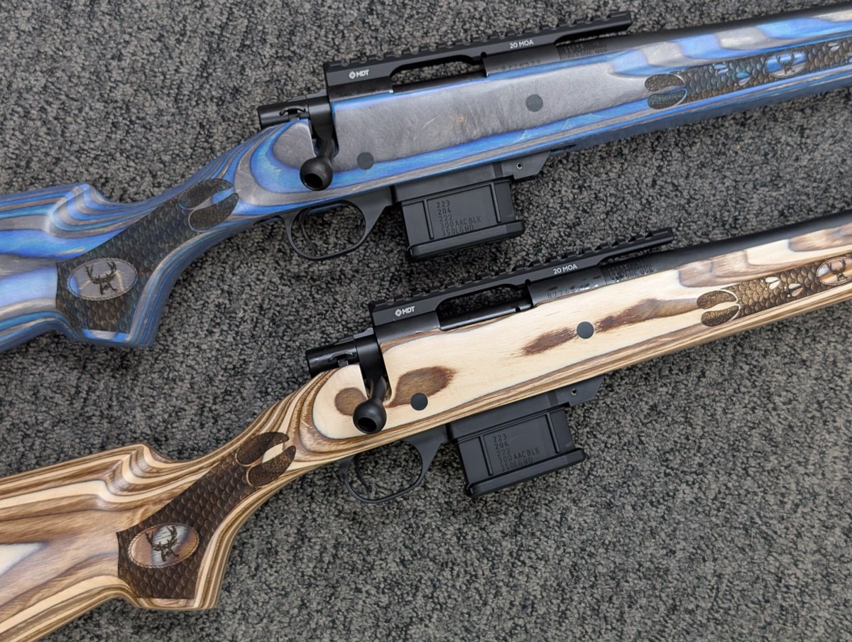 CleaverFirearms's tweet image. Howa Mini Varmint Custom 223rem with Laminated Boyd Stock with Deer / Scale Custom Checkering.....

#howa #miniaction #223rem #varmint #classicblued #boyd #boydriflestocks #laminated #skyblue #coyote