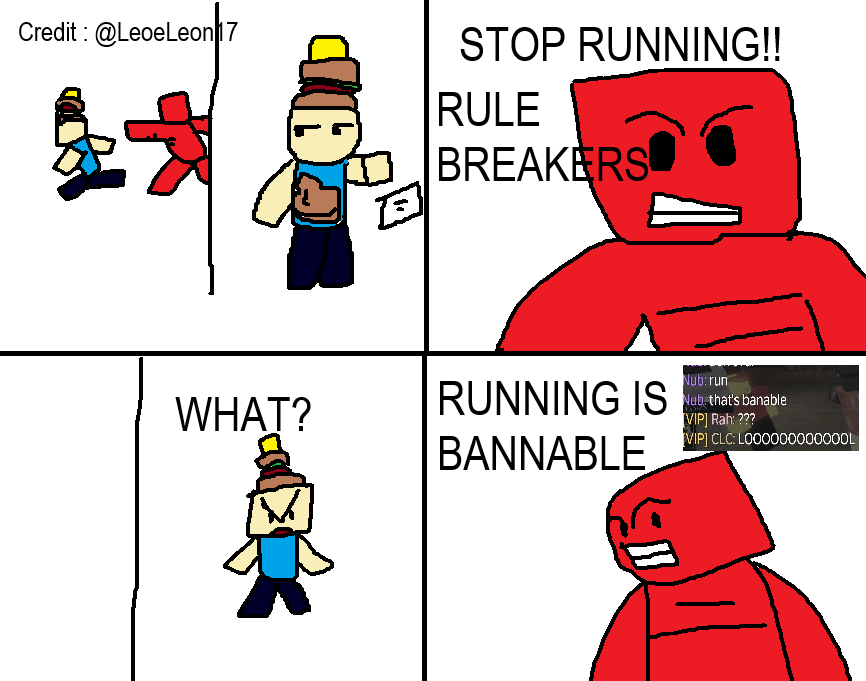 Cloaker597639's tweet photo. IS THAT A NEW RULE?? #forsaken #forsakenfanart #ROBLOX https://t.co/q2ekhGzNyl