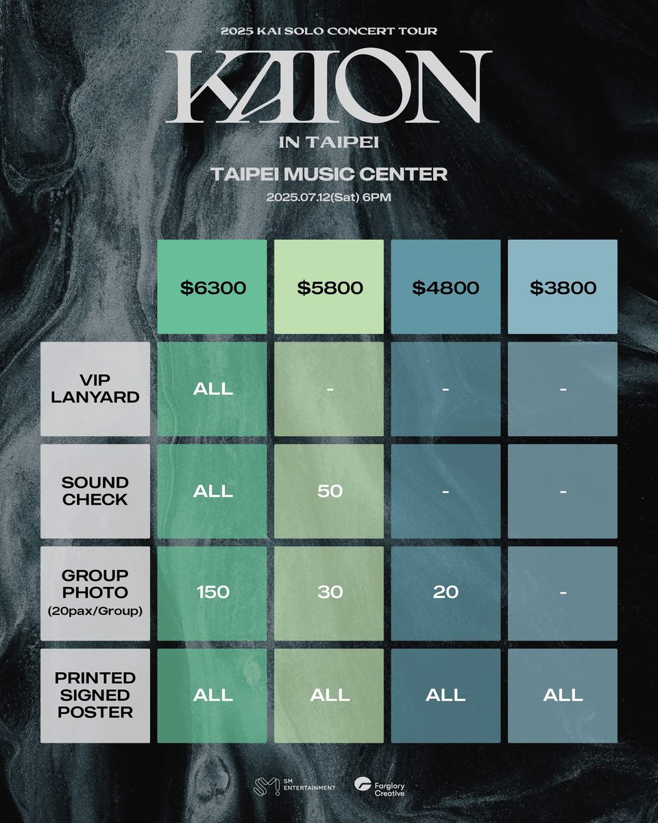 INFO ℹ️ | 250401 #KAI Solo Concert Tour <KAION> in Taipei