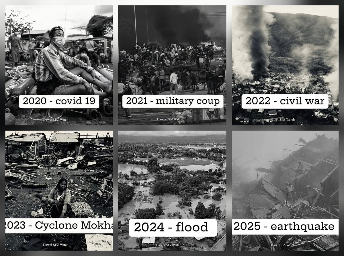 Military Junta resumed bombing the affected areas instead of helping with immediate relief. 
#photocredit 
These are the photos which show how we, as Burmese people have been through!
#whatishappeninginmyanmar
#earthquake2025 
#HelpMyanmarRecover
#humanitarianaid 
#militaryjunta