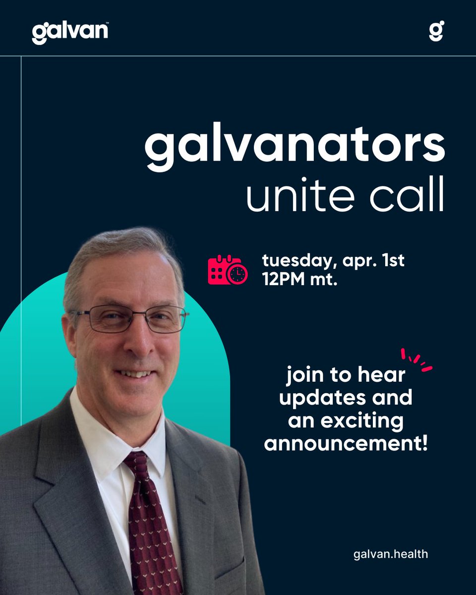 galvanhealth's tweet photo. Where in the world will you be tuning in from? Let us know in the comments! 🌍
Catch the live stream on YouTube, Facebook, Instagram, and Streamyard—link in bio!
#galvanplus #galvanatorsunite #wellnessjourney #mindbodysoul https://t.co/5pnBgeEQSg