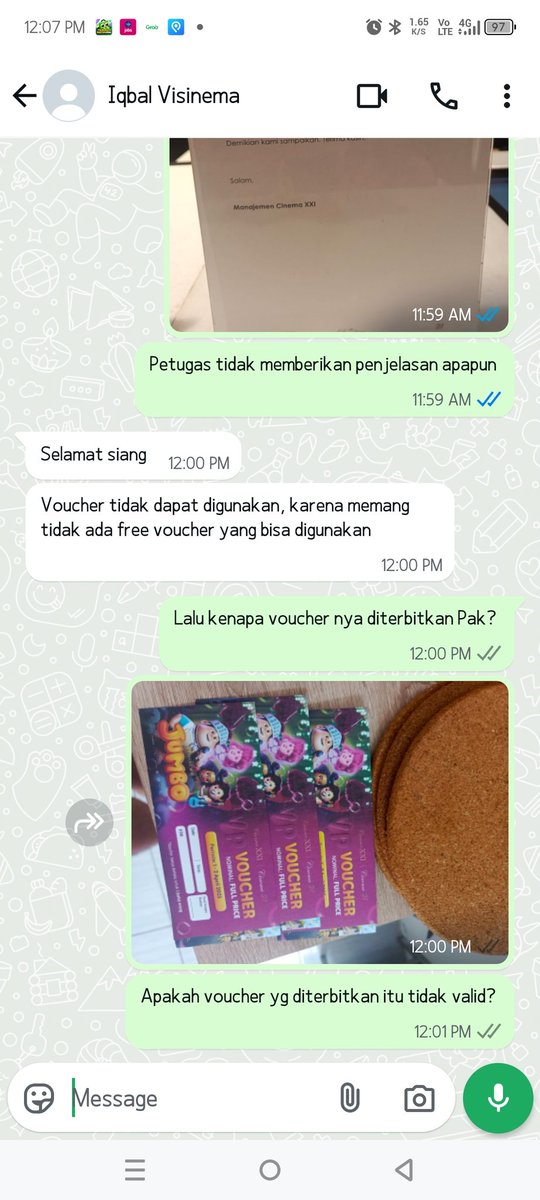 Echosh's tweet photo. @VisinemaID jawaban perwakilan nya cuma begini, berharap dapat jawaban yg lebih baik https://t.co/OMEsysZFGg