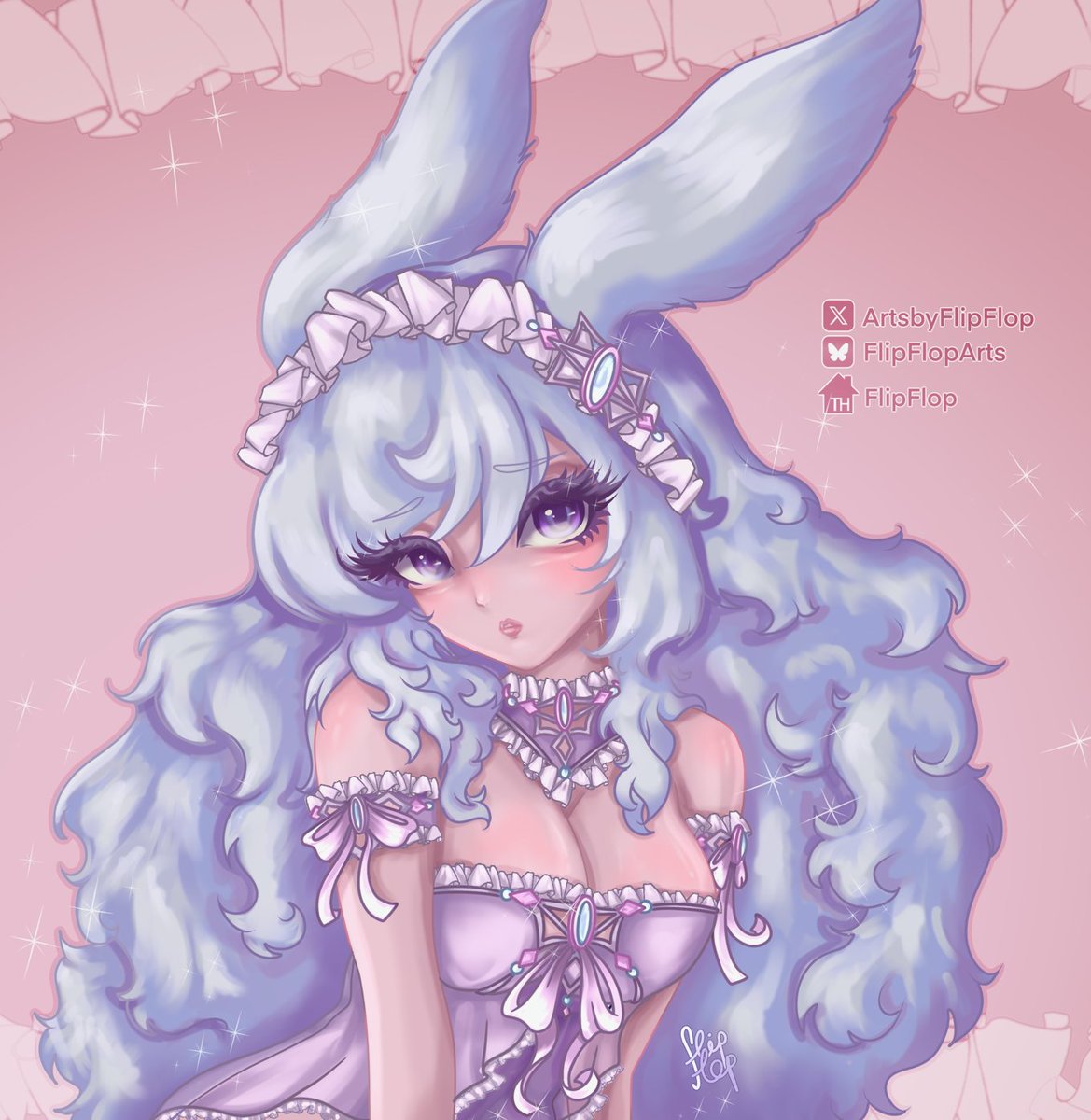 ArtsbyFlipFlop's tweet photo. How much fluff is too much fluff for a bun? 

[Oc belongs to @whitefaerie] 

#artshare #artmoots #furryart #finalfantas https://t.co/gLbiVkWyWF