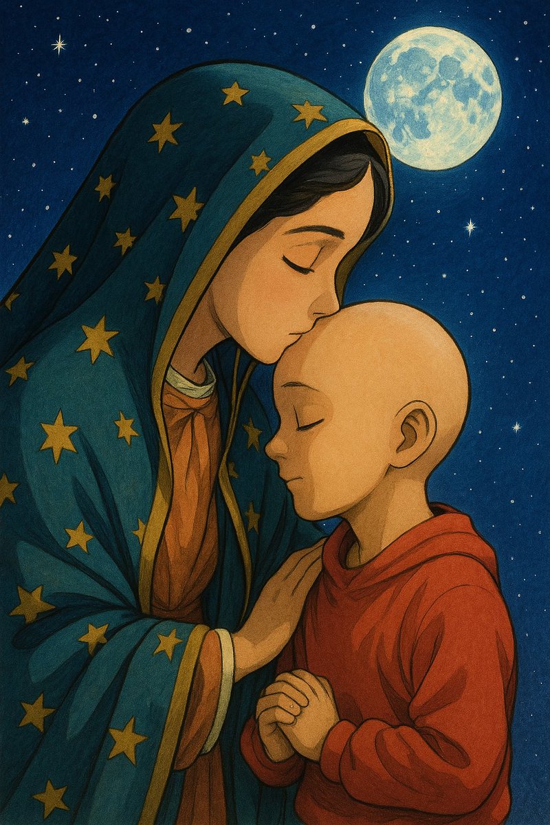 NARIZROJAAC's tweet photo. De tu mano Madre al Padre!  
Cuida a los Campeones Dulce María 
acompaña a sus madres y padres  a amar como tú 
a darlo todo por amor! 

Buenas noches https://t.co/NwcUeWkJkU