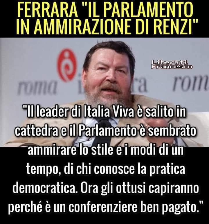 Se sono ottusi non capiranno mai, è per colpa degli ottusi che siamo governati da gente inadeguata.