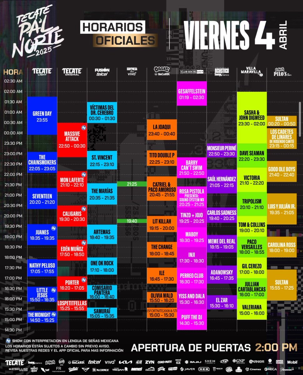 russ_mor's tweet photo. Vendo boleto de un amigo que ya no puede asistir para El #TecatePalNorte #palnorte. Boleto digital general para el viernes 4 de abril #greenday #massivattack #thechainsmokers. 2 k/ se aceptan ofertas https://t.co/rS6JxvVGSV