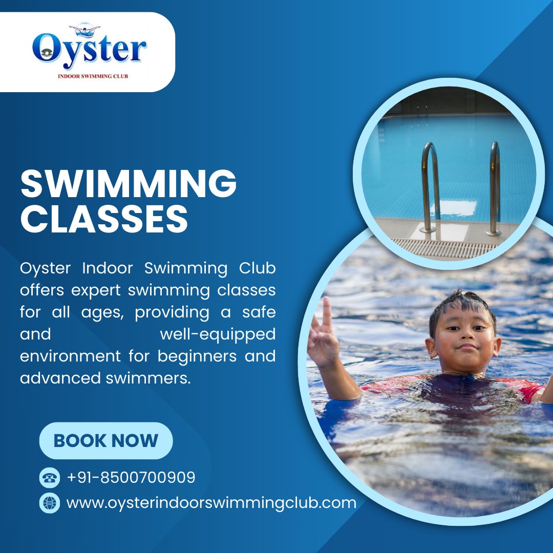 OysterIndoor's tweet photo. Dive into excellence with Oyster Indoor Swimming Club! 🌊 Expert coaching, a safe environment, and fun-filled swimming sessions for all ages. Join us today! 💦 #SwimWithOyster #IndoorSwimming #learntoswim
Contact Info-
+91-8500700909
+91-8500686699 https://t.co/EqUmKwgyTY