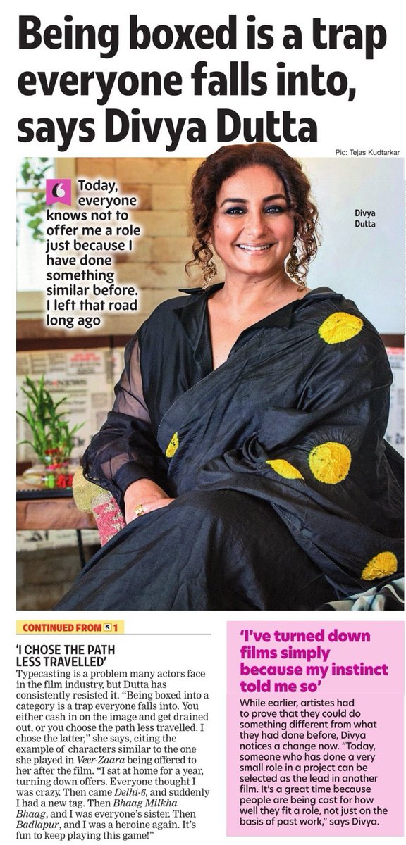 Cinema Mania (@ursniresh) on Twitter photo Roles that used to be typically written for men are now being written for women: #DivyaDutta
<a href="/divyadutta25/">Divya Dutta</a> Roles that used to be typically written for men are now being written for women: #DivyaDutta
<a href="/divyadutta25/">Divya Dutta</a>